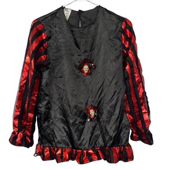 Spirit Halloween | Children’s Killer Clown Costume Top Back & Red Medium 10-12 - Picture 1 of 6